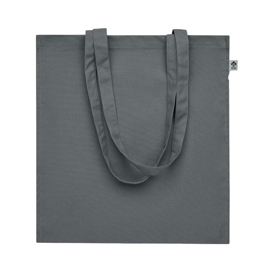 image 1 of MidOcean Bente Organic Cotton Shopper Bag - Stone Grey - One Size Blue