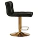 image 3 of Interiors by Premier Elegant Design Quilted Bar Stool, Comfort And Stable Counter Stool, Height Adjustable Contemporary Bar Stool