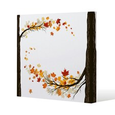 Autumn Trees (Canvas Print) 77 x 77 x 4cm