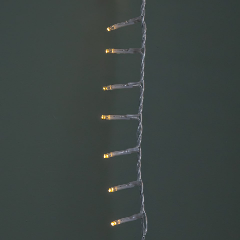 image 1 of 18.7m 750 LED TreeBrights Christmas String Lights with Timer in Warm White on Clear Cable