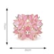 image 4 of ValueLights Reine Pink Glass Flower Ceiling Lamp Shade & Bulb | Pink