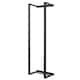 image 2 of House of Home Wall Mounted Black Stainless Steel Double Bar Towel Rail for Bathroom & En-Suite Storage, 70cm