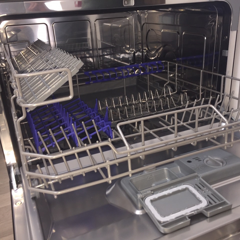 image 1 of Cookology 6 Place Setting Table Top Dishwasher in Compact Size - CTTD6SL Silver