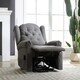 image 4 of Crawley Electric Lift-Assist Riser Recliner - Dark Grey