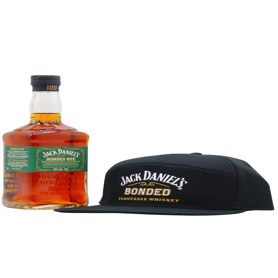 Jack Daniel's - Bonded Rye Tennessee Whiskey (Includes Hat)
