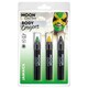 image 2 of Moon Creations Logo Body Crayons - Green/Yellow/Black - One Size