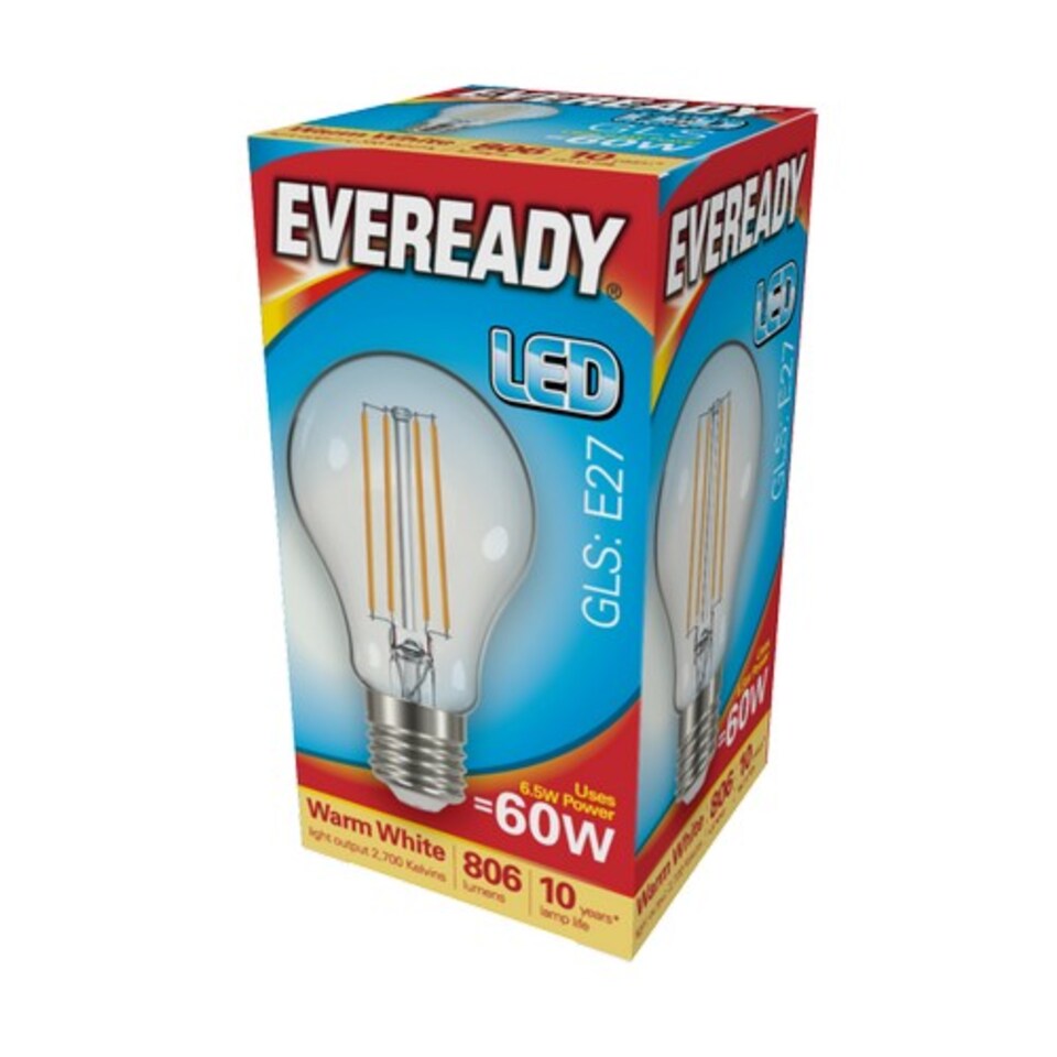 Eveready LED GLS Bulb | White | Warm White | 1