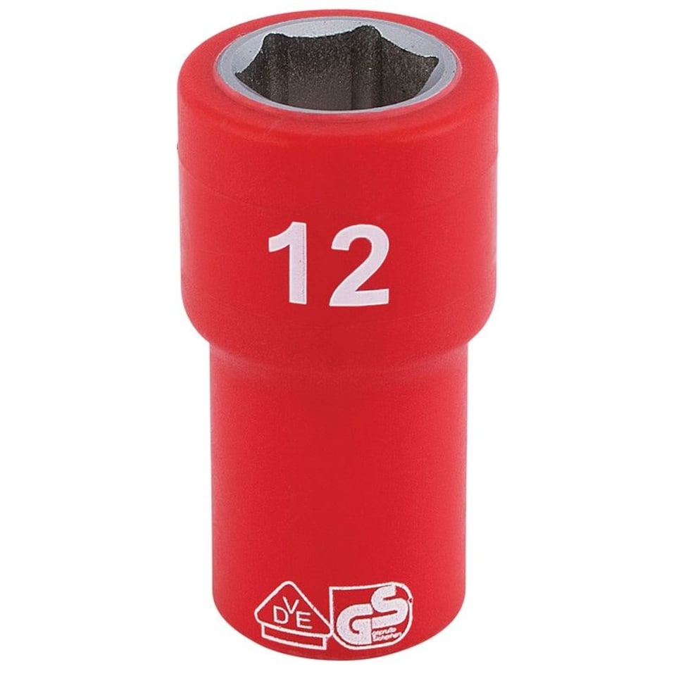 12Mm Vde 1/4" Insul. Socket - 31490