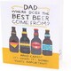 image 5 of Dad Birthday Card with Beer Joke