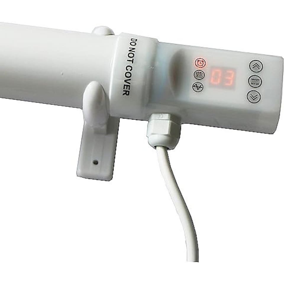 image 1 of Tubular Heater 60W Low Energy - Tube 34cm And Cage Guard 31cm - Built in Digital Timer