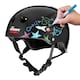 image 1 of Wipeout Dry Erase Kids Cycling Helmet - Black Gloss 5+