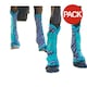 image 1 of ARMA Zeb-Tek Horse Fly Turnout Socks (Pack of 4) - Black/White/Teal - Full