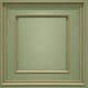 image 1 of World Of Wallpaper Forbidden Fruit Panel Wallpaper - Sage Green/Gold - 10m x 53cm | Green