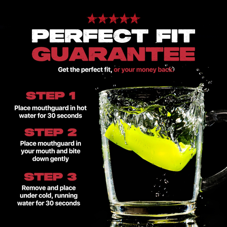 image 1 of SAFEJAWZ Intro Sports Mouth Guard Yellow Adult/Junior