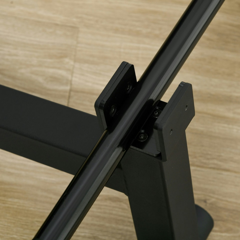 image 1 of SPORTNOW Deadlift Barbell Jack for Loading, Unloading Barbell Plates Black | Short