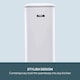 image 3 of Cooks Professional Slimline Dual Recycle Pedal Bin 50L - 2 Compartments & Soft Close Lid | White