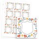 image 1 of Doctors Design 65mm Square Sticker sheet of 12