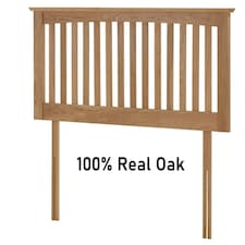 3ft Single Genuine Solid Oak Headboard Bedhead.Oak Wood Wooden Head Board N/A | 3ft Single