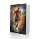image 2 of Football Striker Colourful Boys Husband Him Son Art Card