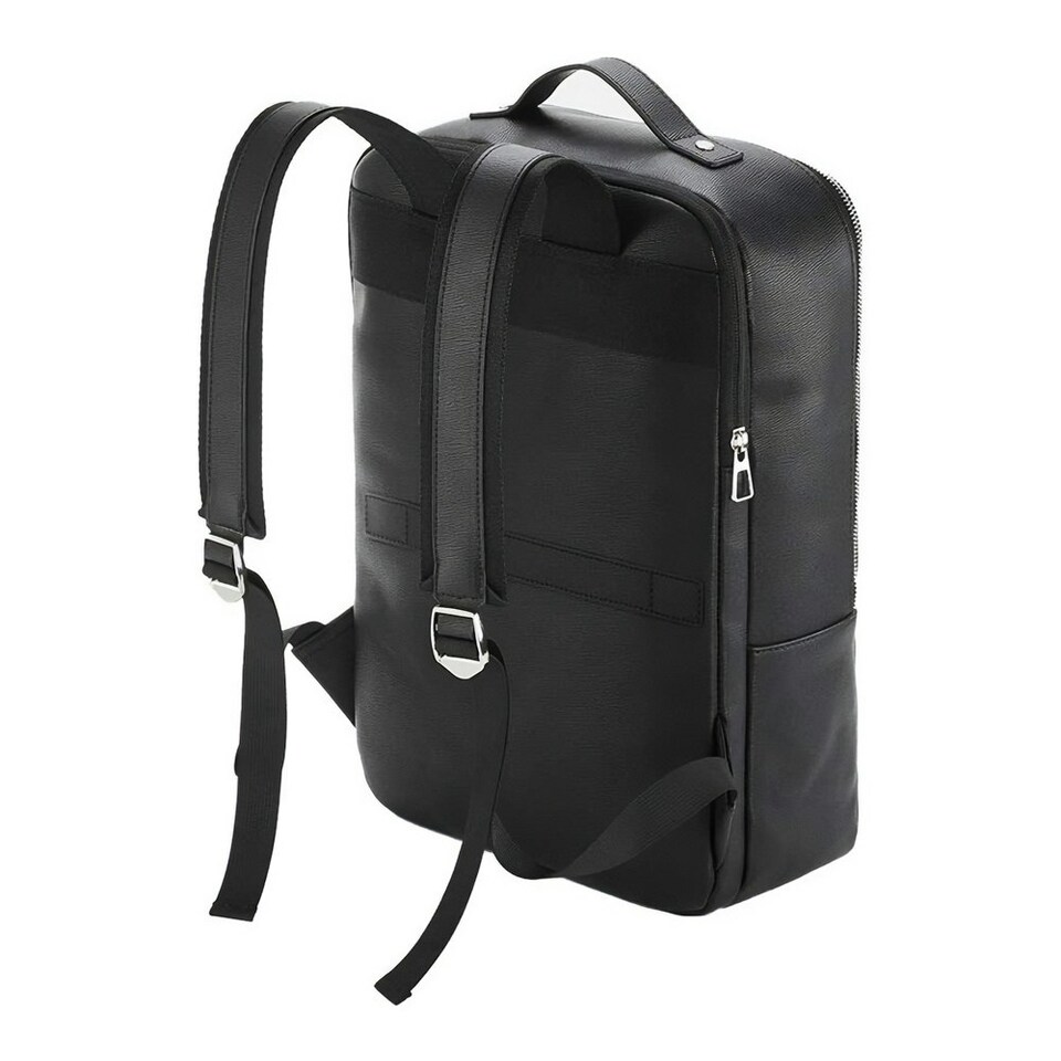 image 1 of Quadra Tailored Luxe PU Backpack - Black - One Size