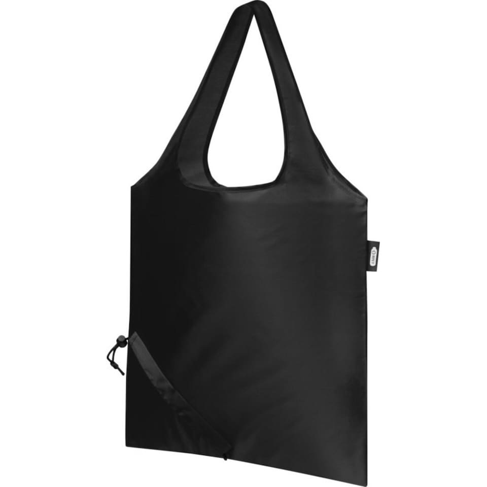 image 1 of Bullet Sabia Recycled Packaway Tote Bag - Black - One Size | Black