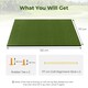 image 2 of COSTWAY Golf Hitting Mat Standard Real Feel Golf Practice Mat