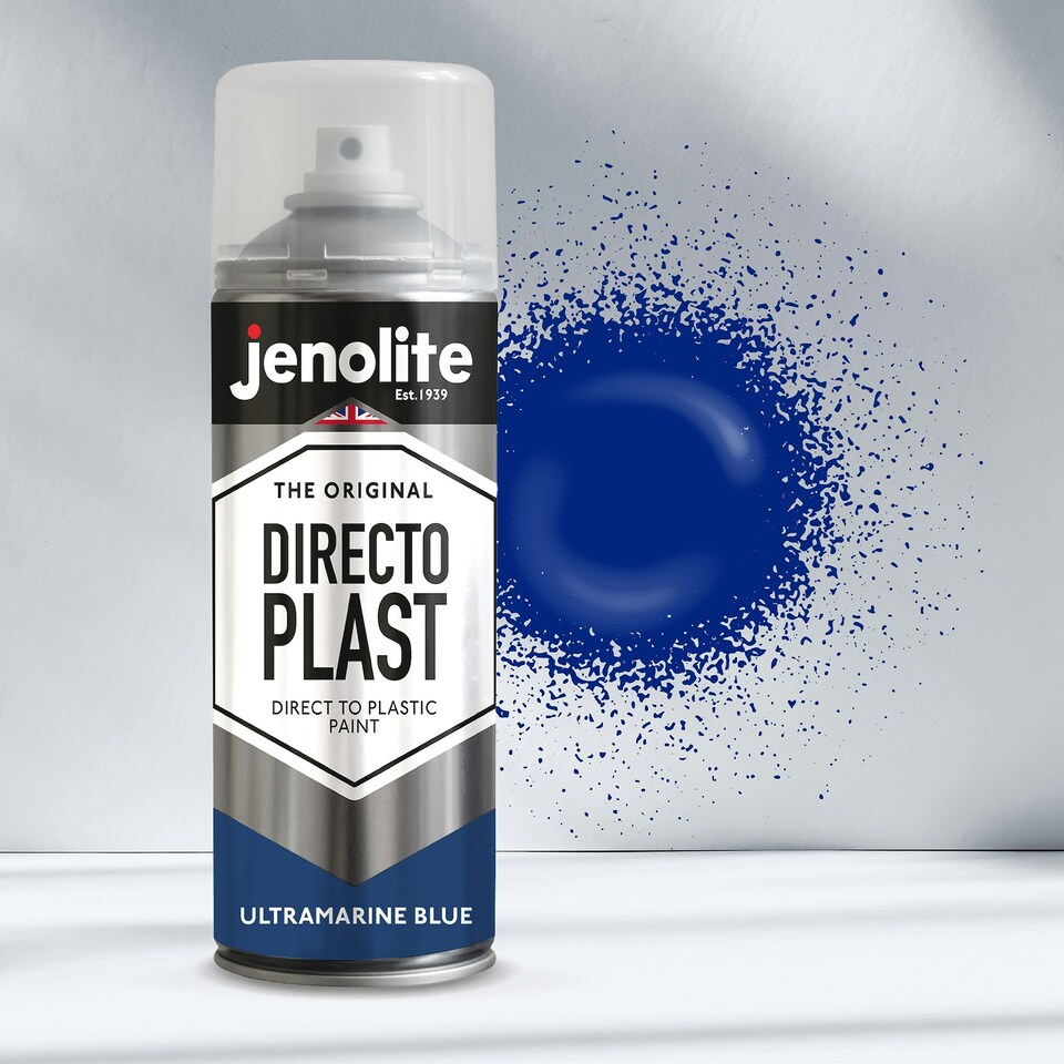 image 1 of Jenolite Directoplast Multi-Surface Paint - Ultramarine Blue Gloss - 400ml Spray Can