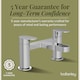 image 6 of Cascade Round Deck Mounted Bath Tap - Chrome | Silver | Chrome | 1