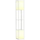 image 1 of HOMCOM Shelf Floor Lamp with Dual Light, for Living Room, Bedroom, White