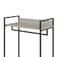 image 5 of Alva Open Wardrobe with 4 Shelves Grey | Grey Oak