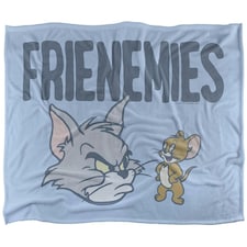 Tom & Jerry Frienemies Blanket - Multicoloured - One Size