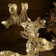image 4 of 61cm Soft Acrylic Flashing LED Reindeer Christmas Decoration with Timer in Warm White