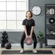 image 2 of SPORTNOW Kettle Bell with Handle for Home Gym Red | 14