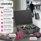 image 2 of Camera Case - hard shell, foam inserts, waterproof, telescopic handle Black | L