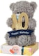 image 5 of Me to You Tatty Teddy 40th Birthday Bear Holding a 40 Banner