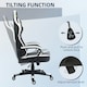 image 4 of Vinsetto Racing Gaming Chair w/ Lumbar Support, Gamer Office Chair, Black White