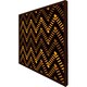 image 3 of Freehand horizontal zigzag chevron stripes boho chic (Picutre Frame) Grey | S