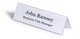 image 3 of Durable Clear Plastic Table Place Name Holders and Inserts | 25 Pack | 61x210mm