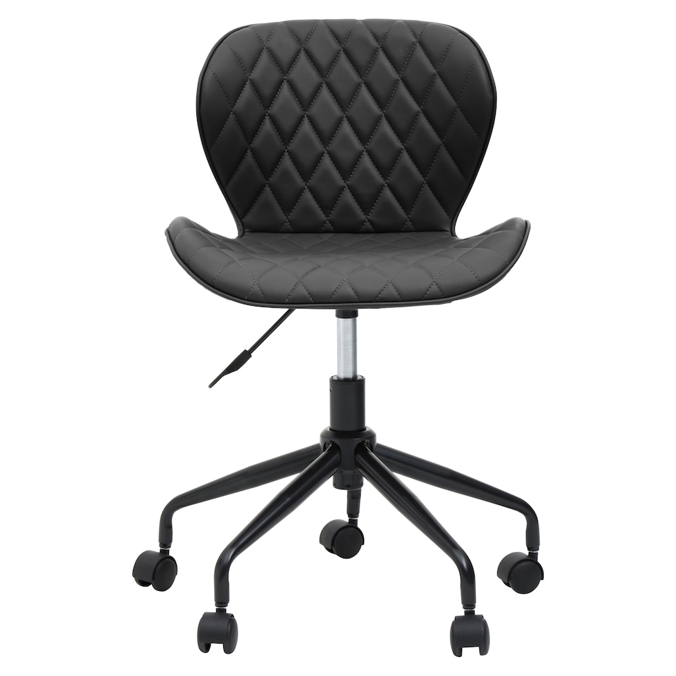 image 1 of Interiors by Premier Brent Black Armless Home Office Chair