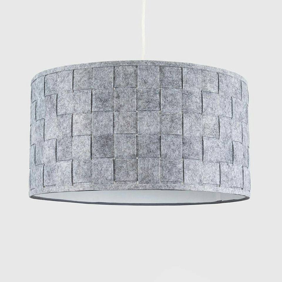 image 1 of ValueLights Monza Grey Ceiling Pendant Shade