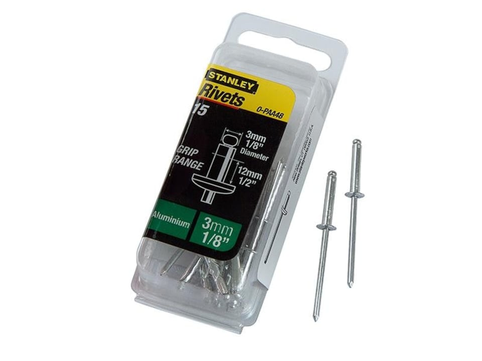 Stanley Tools 1-Paa48 Aluminium Rivets Long 3Mm (15)