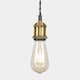 image 1 of ValueLights Industrial Steampunk Antique Brass Single Suspended Ceiling Pendant Light