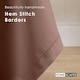 image 4 of Homescapes Chocolate Brown Cotton Round Tablecloth - 178 cm Brown