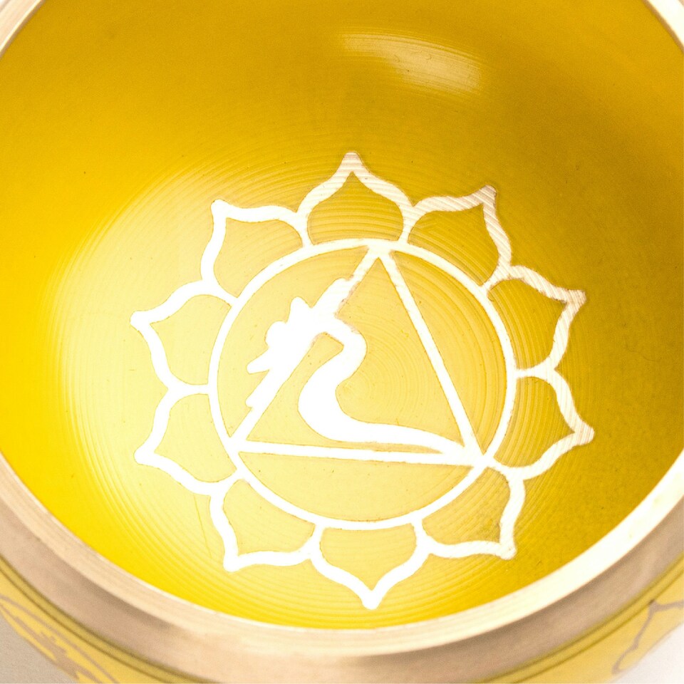 image 1 of Myga Solar Plexus Chakra Singing Bowl