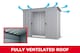 image 4 of YardMaster Store-All 6ft x 4ft Metal Garden Shed