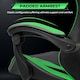 image 5 of Ergonomic Gaming Chair | Green | Green
