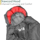 image 3 of Trail Alpine 250 Envelope Sleeping Bag With Hood