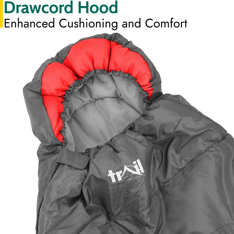 image 1 of Trail Alpine 250 Envelope Sleeping Bag With Hood