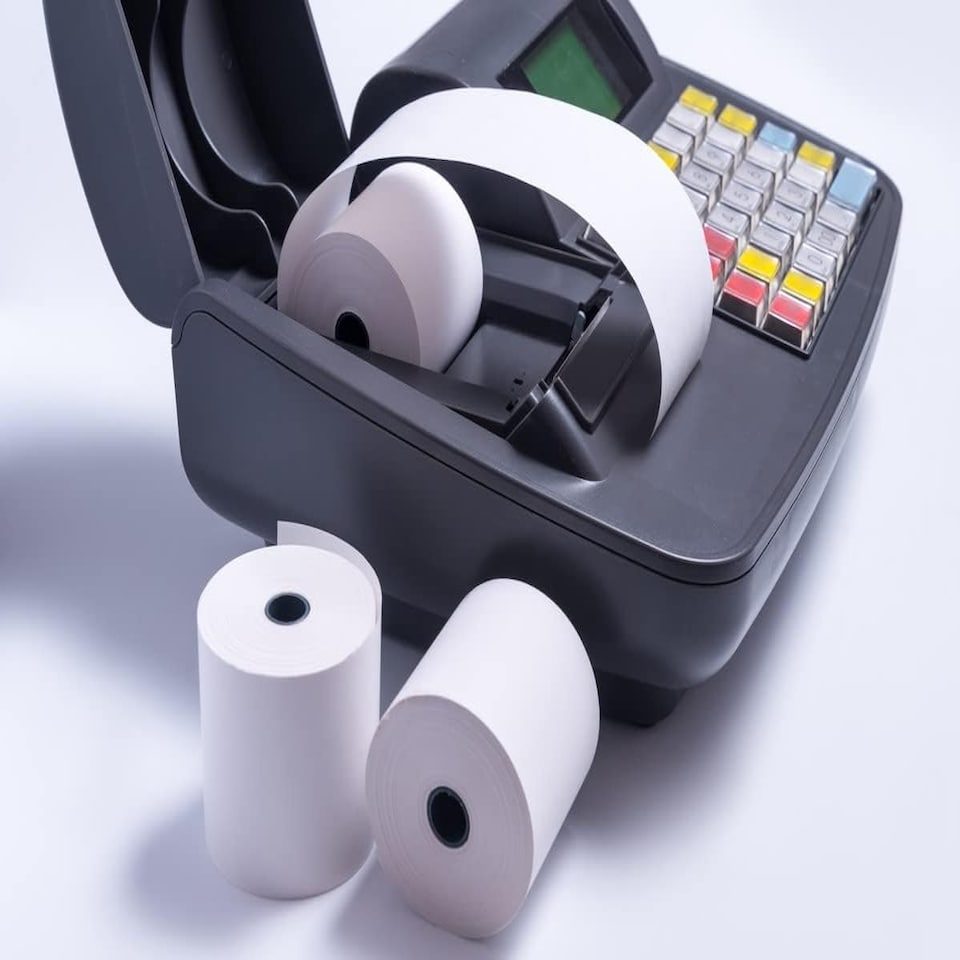 image 1 of Straame Pack of 20, 80x80mm Premium Thermal Till Rolls