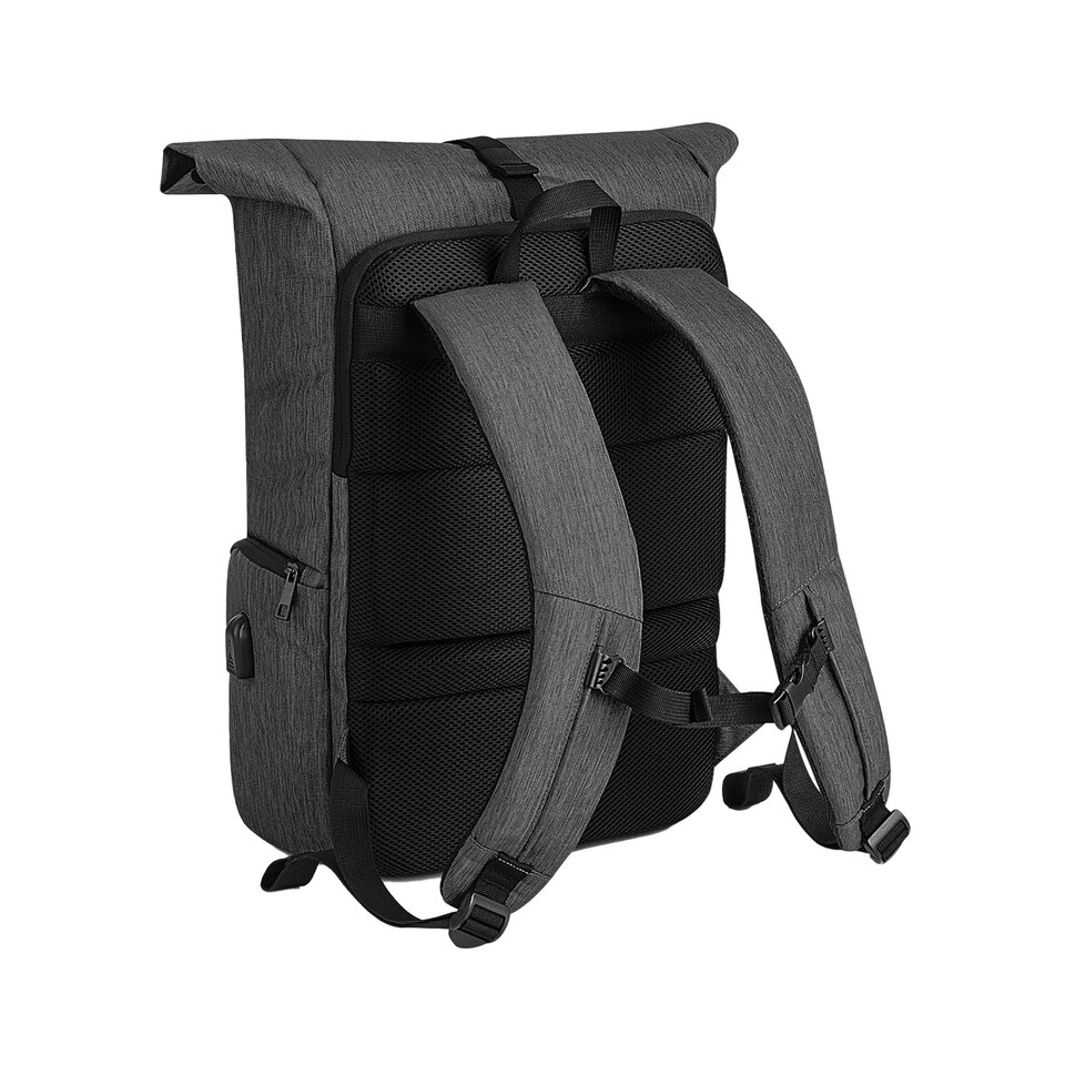 image 1 of Quadra Q-tech Charge Roll Up Backpack - Granite Marl - One Size